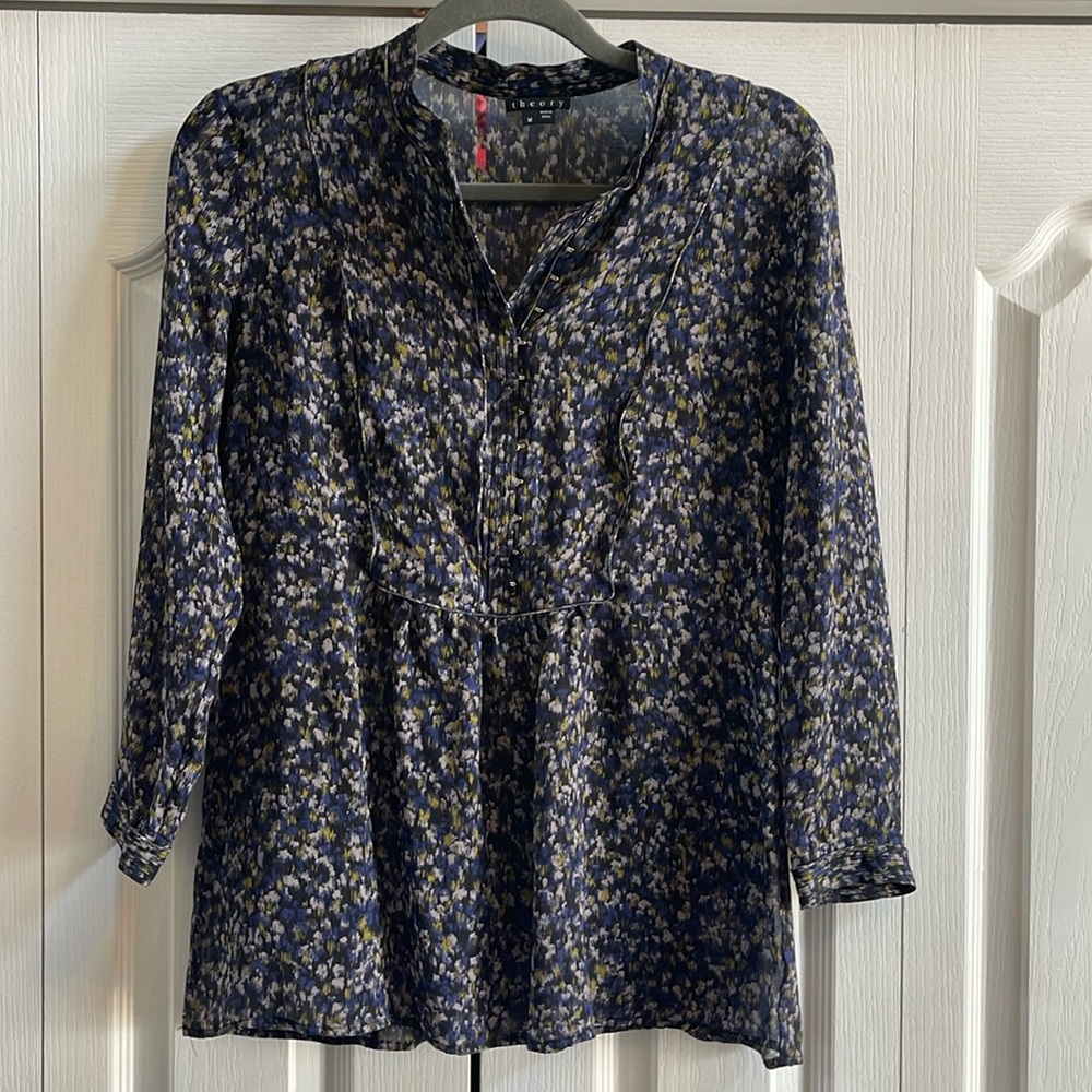 theory Silk Tunic Medium